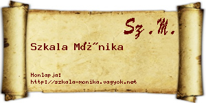 Szkala Mónika névjegykártya